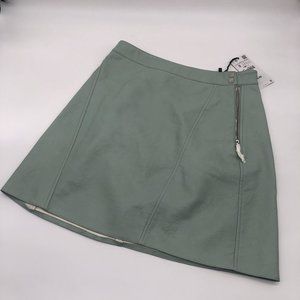 NWT~~~Zara Basics PU Leather Skirt ~~~